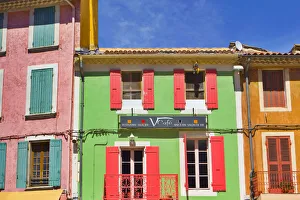 France, Provence, Orange, Colourful buildings France, Provence, Orange, Colourful buildings