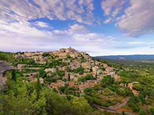 Village Prints: Vaucluse, Provence, Gordes Overview Print
