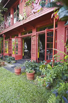 Garden in Helgas Folly Hotel, Kandy, Sri Lanka Garden in Helgas Folly Hotel, Kandy, Sri Lanka