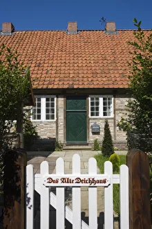 Germany, Lower Saxony, Cuxhaven, The Dike House Germany, Lower Saxony, Cuxhaven, The Dike House