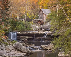 Glade Grist Mill in Autumn, Babcock State Park, West Virginia, USA Glade Grist Mill in Autumn, Babcock State Park, West Virginia, USA