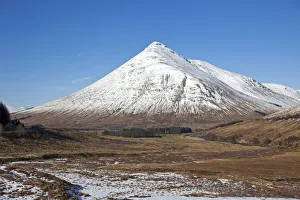 Glen Coe, Scotland. A view of Beinn Dorain over the moor Glen Coe, Scotland. A view of Beinn Dorain over the moor