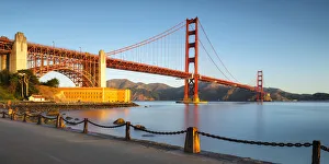 Golden Gate Bridge Sunrise Print, San Francisco Bay