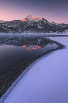Gramolazzo lake, with Mt. Pisanino in the background. Apuan Alps, Tuscany, Italy Gramolazzo lake, with Mt. Pisanino in the background. Apuan Alps, Tuscany, Italy