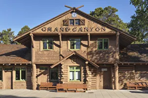 Grand Canyon Railway Depot, South Rim, Grand Canyon Nationalpark, Arizona, USA Grand Canyon Railway Depot, South Rim, Grand Canyon Nationalpark, Arizona, USA