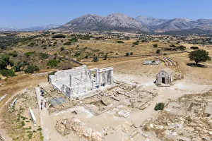 Greece, Cyclades Islands, Naxos, Temple of Demeter Greece, Cyclades Islands, Naxos, Temple of Demeter