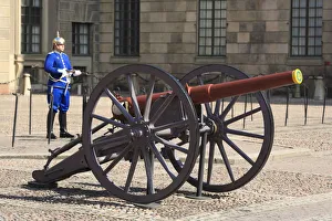 Guards near Royal Palace, Stockholm, Sweden Guards near Royal Palace, Stockholm, Sweden