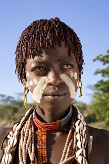 Hamer Woman, Hamer Tribe, Lower Omo Valley, Southern Ethiopia Hamer Woman, Hamer Tribe, Lower Omo Valley, Southern Ethiopia