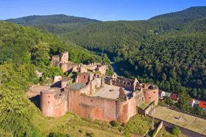 Hardenburg castle near Bad Durkheim, Palatinate wine road, Rhineland-Palatinate, Germany Hardenburg castle near Bad Durkheim, Palatinate wine road, Rhineland-Palatinate, Germany