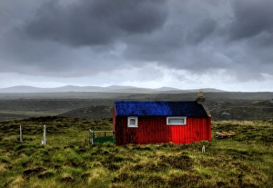HDR image of a croft, Hebrides, Scotland, UK HDR image of a croft, Hebrides, Scotland, UK