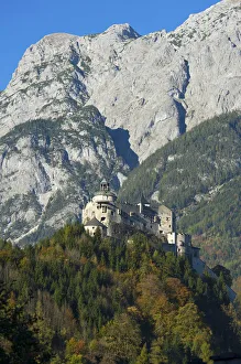 Hohenwerfen Castle in Werfen in Pongau, Tennengau in Salzburger Land, Austria Hohenwerfen Castle in Werfen in Pongau, Tennengau in Salzburger Land, Austria