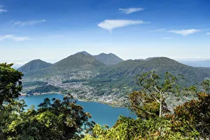 Indonesia, Bali, Bedugul, Pelaga village, Mount Catur. View of the Bedugul Caldera Indonesia, Bali, Bedugul, Pelaga village, Mount Catur. View of the Bedugul Caldera