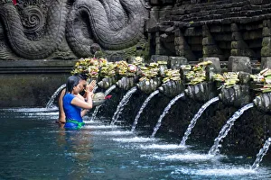Indonesia, Bali, Tirta Empul water temple located near the town of Tampaksiring Indonesia, Bali, Tirta Empul water temple located near the town of Tampaksiring