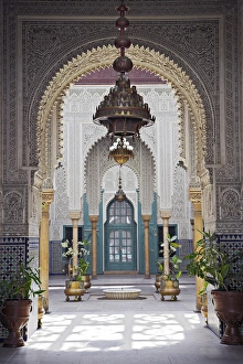 The interior of the Mahakma du Pasha in the Quartier The interior of the Mahakma du Pasha in the Quartier
