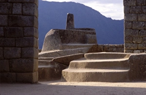 Intihuatana - The hitching Post of the Sun - sundial to catch sun Intihuatana - The hitching Post of the Sun - sundial to catch sun