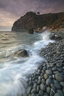 Italy, Calabria, Palmi, Sunset at Marinella Beach Italy, Calabria, Palmi, Sunset at Marinella Beach