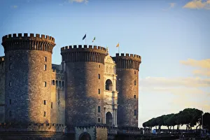 Italy, Naples, Castel Nuovo or Maschio Angioino (Angevin Fortress) Italy, Naples, Castel Nuovo or Maschio Angioino (Angevin Fortress)