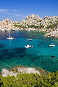 Italy, Sardinia, Olbia-Tempo, Capo Testa. The small beach of Cala Spinosa Italy, Sardinia, Olbia-Tempo, Capo Testa. The small beach of Cala Spinosa