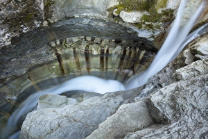 Italy, Tuscany, Marmitte dei Giganti: rock formations in the Rabbi river near Premilcuore Italy, Tuscany, Marmitte dei Giganti: rock formations in the Rabbi river near Premilcuore