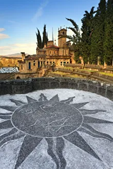Italy, Umbria, Terni district, Montegabbione, La Scarzuola, Ideal City by Tommaso Italy, Umbria, Terni district, Montegabbione, La Scarzuola, Ideal City by Tommaso