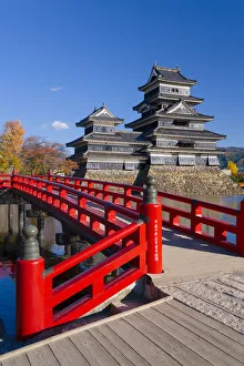 Japan, Central Honshu (Chubu), Nagano Prefecture, Matsumoto, Matsumoto-jo (Matsumoto Japan, Central Honshu (Chubu), Nagano Prefecture, Matsumoto, Matsumoto-jo (Matsumoto