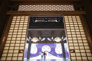 Japan, Kyoto, Higashi-Honganji Temple, Doorway Japan, Kyoto, Higashi-Honganji Temple, Doorway