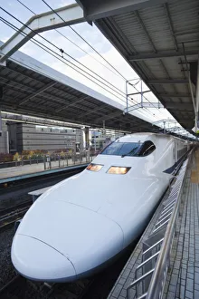 Japan, Kyoto Station, Shinkansen Train Japan, Kyoto Station, Shinkansen Train