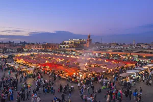 Jemaa el-Fnaa square, Marrakech, Morocco Jemaa el-Fnaa square, Marrakech, Morocco