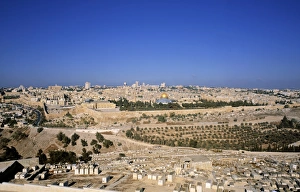 Jerusalem City View Prints: Jerusalem from Mt