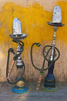 Jordan, Aqaba, Aqaba beach, sheesha water pipes Jordan, Aqaba, Aqaba beach, sheesha water pipes