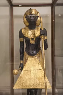 Images Dated 28th March 2017: Ka Statue of Tutankhamun, Egyptian Museum, Cairo, Egypt