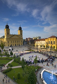Kalvin ter Square, Debrecen, Eastern Plain, Hungary Kalvin ter Square, Debrecen, Eastern Plain, Hungary