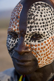 Karo Tribesman, Lower Omo Valley, Ethiopia Karo Tribesman, Lower Omo Valley, Ethiopia