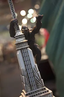 King Kong and Empire State Building souvenir, Manhattan, New York City, USA King Kong and Empire State Building souvenir, Manhattan, New York City, USA