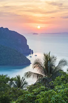 Ko Phi Phi Don Island Print at Sunset