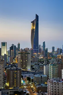 Kuwait, Kuwait City, the Al Hamra building, tallest building in Kuwait completed in 2011 Kuwait, Kuwait City, the Al Hamra building, tallest building in Kuwait completed in 2011