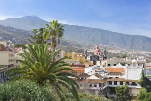 La Orotava in front of Teide, Tenerife, Canary Islands, Spain La Orotava in front of Teide, Tenerife, Canary Islands, Spain