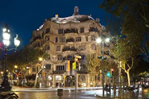 La Pedrera (Casa Mila) by Gaudi, Barcelona, Spain La Pedrera (Casa Mila) by Gaudi, Barcelona, Spain