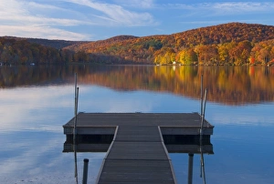 Prints of Lake Waramaug, Connecticut, New England, USA Lake Prints: Lake Waramaug Print - Connecticut Landscape