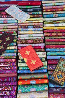 Laos, Vientiane, Riverside Ethnic Night Market, Silk Purses Laos, Vientiane, Riverside Ethnic Night Market, Silk Purses
