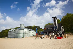 Latvia, Jurmala, Majori Village, Majori Beach on the Baltic Sea Latvia, Jurmala, Majori Village, Majori Beach on the Baltic Sea