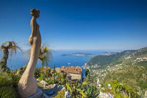 Images Dated 1st July 2015: Le Jardin Exotique, Eze, Alpes-Maritimes, Provence-Alpes-Cote D Azur, French Riviera