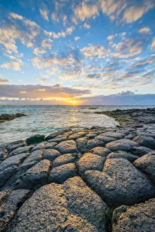 Light of sunrise reflected in the Indian Ocean, Trou d'Eau Douce, Flacq district Light of sunrise reflected in the Indian Ocean, Trou d'Eau Douce, Flacq district