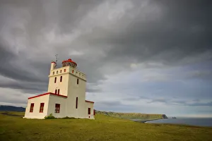 Lighthouse, Dyrholaey, South Coast, Iceland Lighthouse, Dyrholaey, South Coast, Iceland