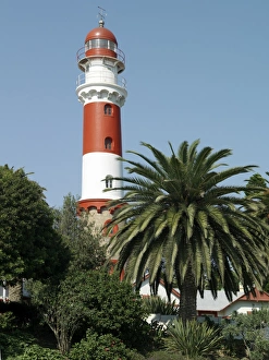 The lighthouse in Swakopmund was constructed in 1902 The lighthouse in Swakopmund was constructed in 1902
