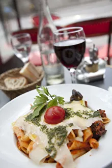 Lunch in a Brasserie/Restaurant, Paris, France Lunch in a Brasserie/Restaurant, Paris, France