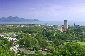 Managua Lake and the city of Managua, Nicaragua Managua Lake and the city of Managua, Nicaragua