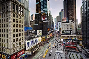 Manhattan, Broadway looking towards Times Square, New York, USA Manhattan, Broadway looking towards Times Square, New York, USA