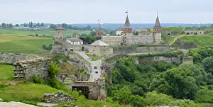 Medieval fortress, Kamianets-Podilskyi, Khmelnytskyi oblast (province), Ukraine Medieval fortress, Kamianets-Podilskyi, Khmelnytskyi oblast (province), Ukraine