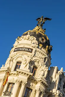Madrid Architecture Prints: Metropolis Building or Edificio Metropolis, Madrid, Community of Madrid, Spain